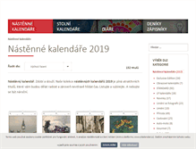 Tablet Screenshot of ekalendar.cz